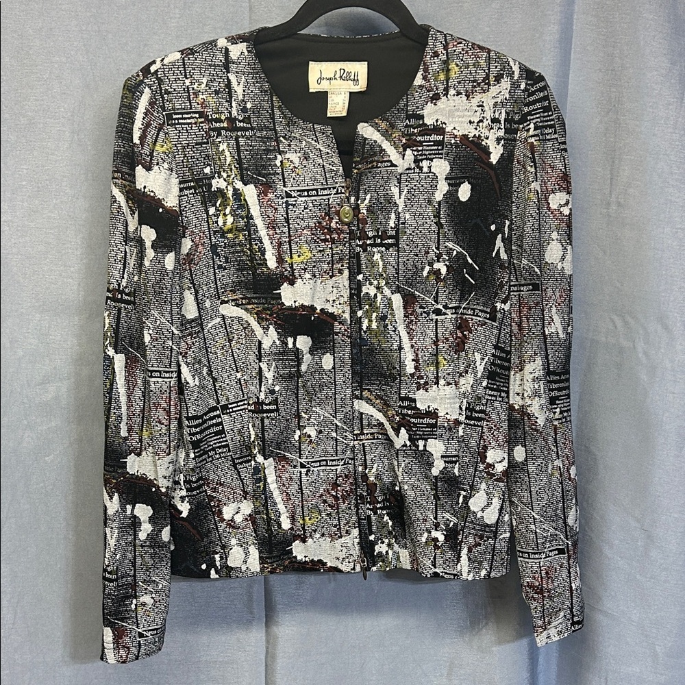 Joseph Ribkoff Multicolor Abstract Women's Blazer